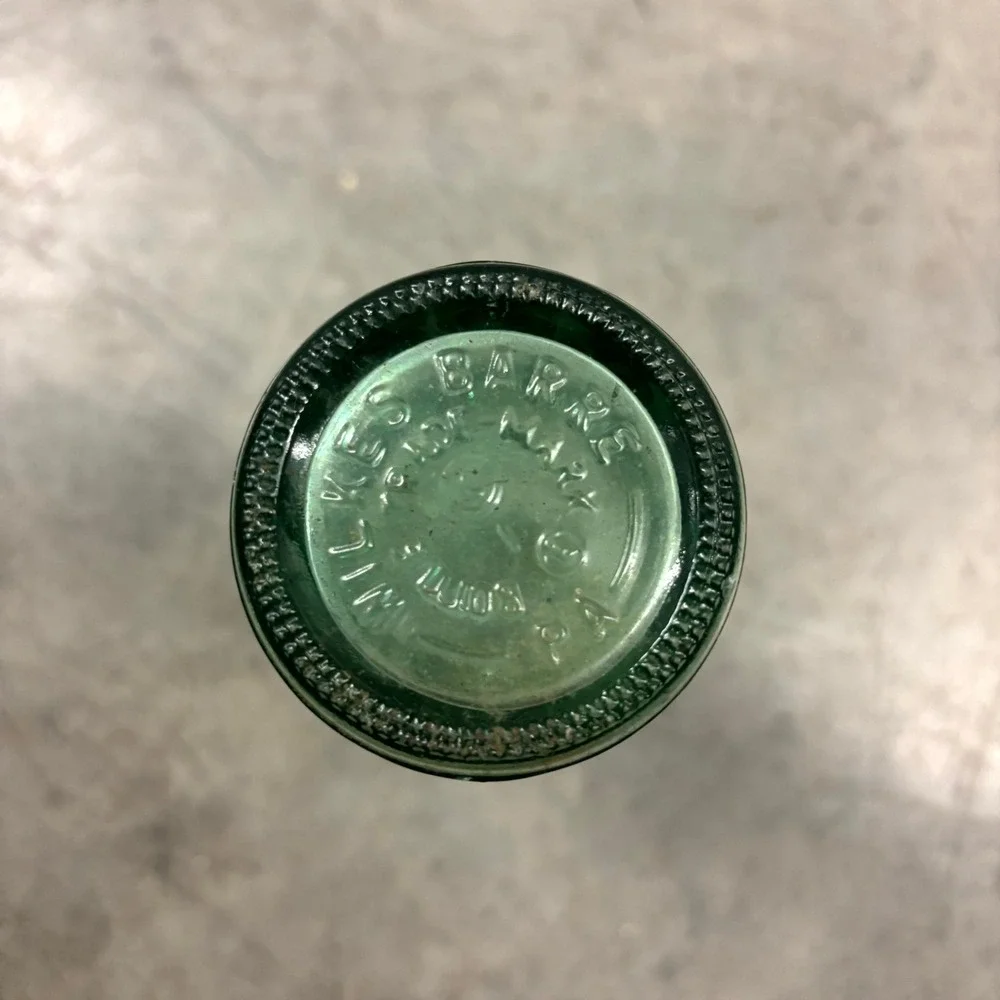 Vintage Coca-Cola ACL Hobbleskirt 6.5 oz Glass Bottle Wilkes-Barre PA Green